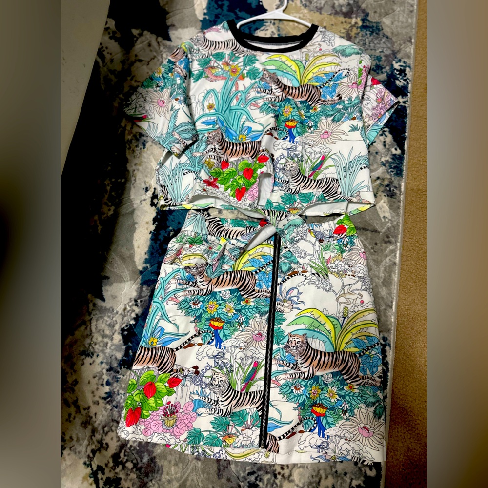 Luxury Matching Blouse & Skirt